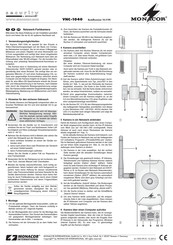 Monacor 18.3190 Quick Manual