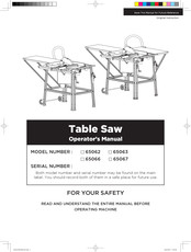 TOPMAQ 65067 Operator's Manual