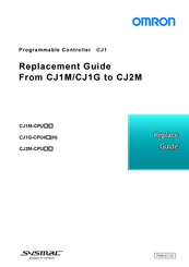 Omron CJ2M-CPU Series Replacement Manual