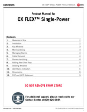 MTI CX FLEX Single-Power Product Manual
