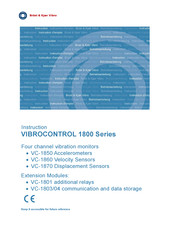 BRUEL & KJAER VIBROCONTROL 1800 Series Instruction