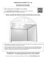 Flourish TRIMLINE CANOPY 10' x 10 