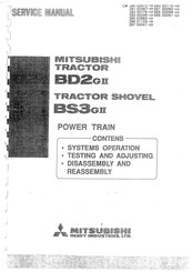 Mitsubishi Heavy Industries BD2GII Service Manual