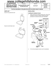 Honda 08P32-SZA-100A Installation Instructions