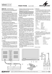 Monacor TVLCD-710 COL Quick Manual