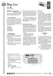 IMG STAGELINE CU-3IR Quick Manual