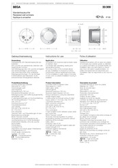 Bega 33 309 Instructions For Use