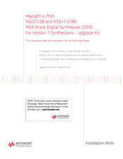 Keysight Technologies N5242BU-4S7 Manual