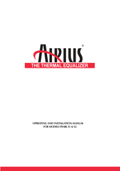 Airius PEARL S3 Operating And Installation Manual