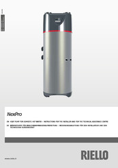 Riello NexPro 300 CS Instructions For The Installer And For The Technical Assistance Centre