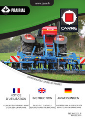 CARRE PRAIRIAL PF30-1-1 Instruction Manual