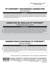 MSA FP STRYDER 10051456 User Instructions