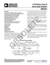 Analog Devices SSM2304Z-EVAL Manual