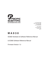 Pacific Scientific OC930 Hardware & Software Reference Manual