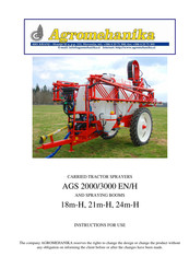 Agromehanika AGS 3000 EN Instructions For Use Manual