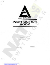 Allis-Chalmers LA 3000 Instruction Book