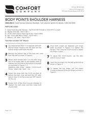 Comfort Company Body Point Shoulder Harness Manual