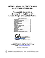 Vag GA Figure 220-D Installation, Operation And Maintenance Manual