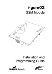 Cooper Security Scantronic i-gsm02 Installation And Programming Manual