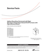 Ingersoll-Rand A801X100CM5SAB Service Facts