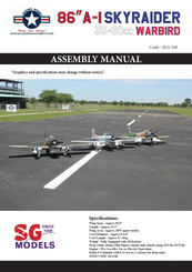 Sg Models LEGEND HOBBY 86 A-I SKYRAIDER 35-60cc WARBIRD Assembly Manual