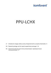 Komfovent PPU-LCHX-FQ-L/R-32-WG2 Manual