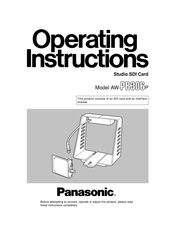 Panasonic AW-PB306P Operating Instructions Manual