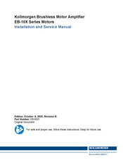 Kollmorgen EB-9301 Installation And Service Manual