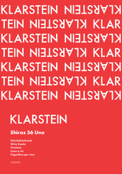 Klarstein Bellevin 62 Manual