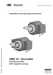 Baumer HUBNER BERLIN DeviceNet HMG 10 Mounting And Operating Instructions