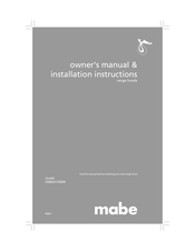 mabe CM6031XWW Owner's Manual & Installation Instructions