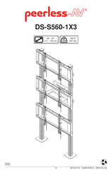 peerless-AV DS-S560-1X3 Manual