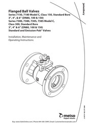 Metso Jamesbury 7380S Series Installation Maintenance And Operating Instructions