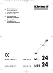 EINHELL 34.016.76 Operating Instructions Manual