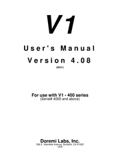 Doremi Labs V1-400 Series User Manual