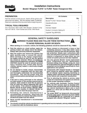 BENDIX Wingman FLR20 Installation Instructions Manual