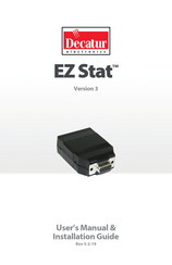 Decatur Electronics EZ Stat User Manual
