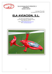 ELA Aviacion ELA 10-Eclipse Pilot Operator's Handbook