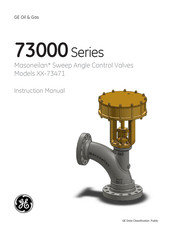 GE Oil & Gas Masoneilan 73000 Series Instruction Manual