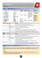 Huawei DBU20B-N12A3 Quick Manual