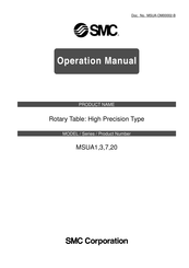SMC Networks MSUA3 Operation Manual