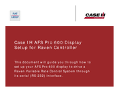 Fiat Case IH AFS Pro 600 Setup