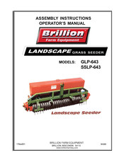 Brillion LANDSCAPE GLP-643 Assembly Instructions Operator's Manual