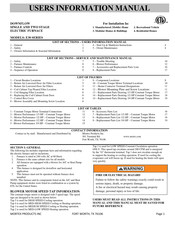 MORTEX E30B3D008AAC User's Information Manual