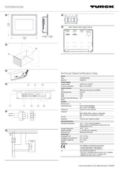 turck TX707FB-P3CV01 Quick Start Guid