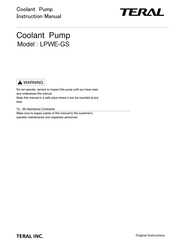 Teral LPWE-GS Instruction Manual
