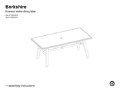 Target Berkshire 009000241 Assembly Instructions Manual