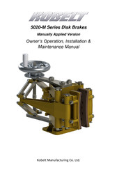 Kobelt 5020-M Series Owner's Operation, Installation & Maintenance Manual