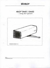 Assa Abloy ABLOY DA401 Manual