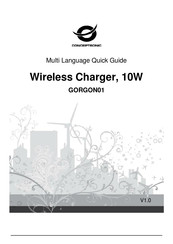 Conceptronic GORGON01 Multi Language Quick Manual
